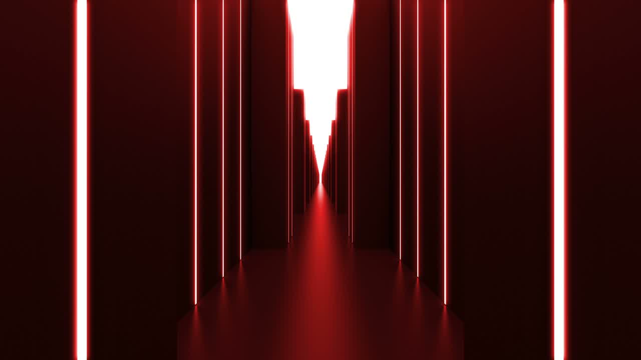 elegante pasillo de fiesta rojo brillante con bucles