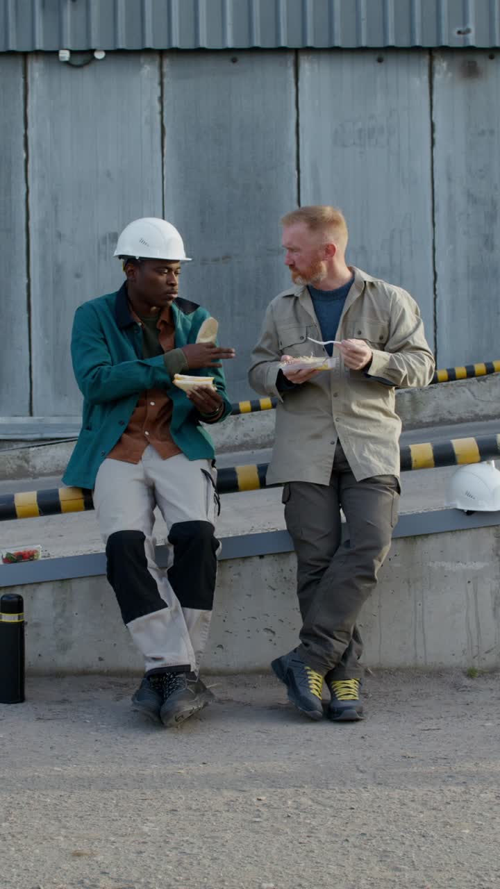 Workers on Lunch Break