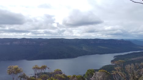 close flyby shot with panorama reveal