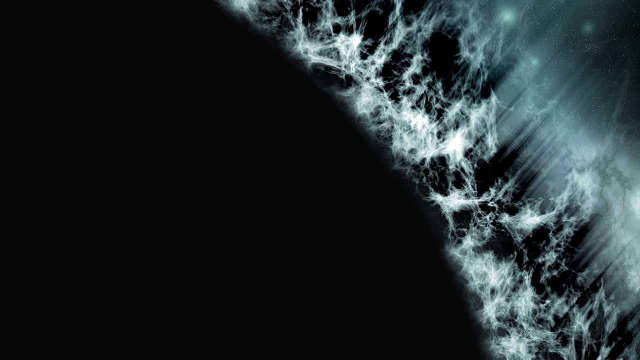 eclipse solar, galaxia y nebulosa en el espacio exterior profundo