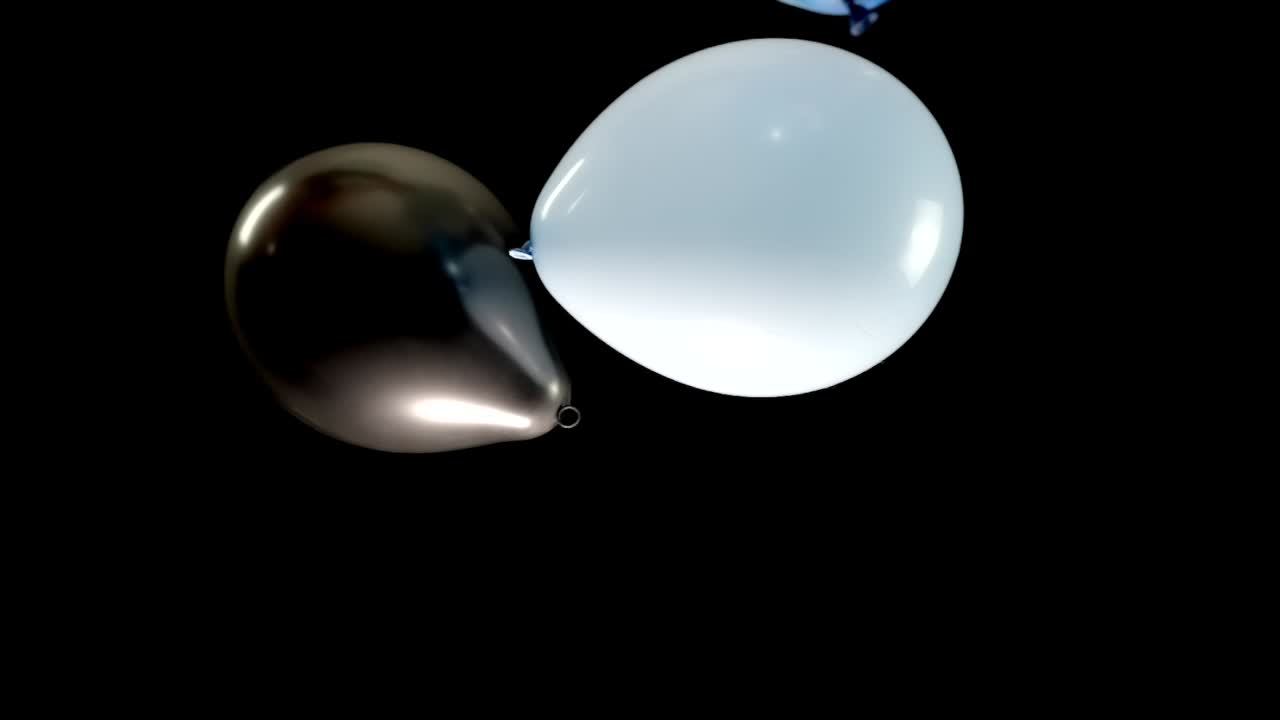 Watch as vibrant colored balloons fall gracefully, enhanced by green screen technology and object overlay effects. The seamless background removal adds a professional, captivating touch to the scene.