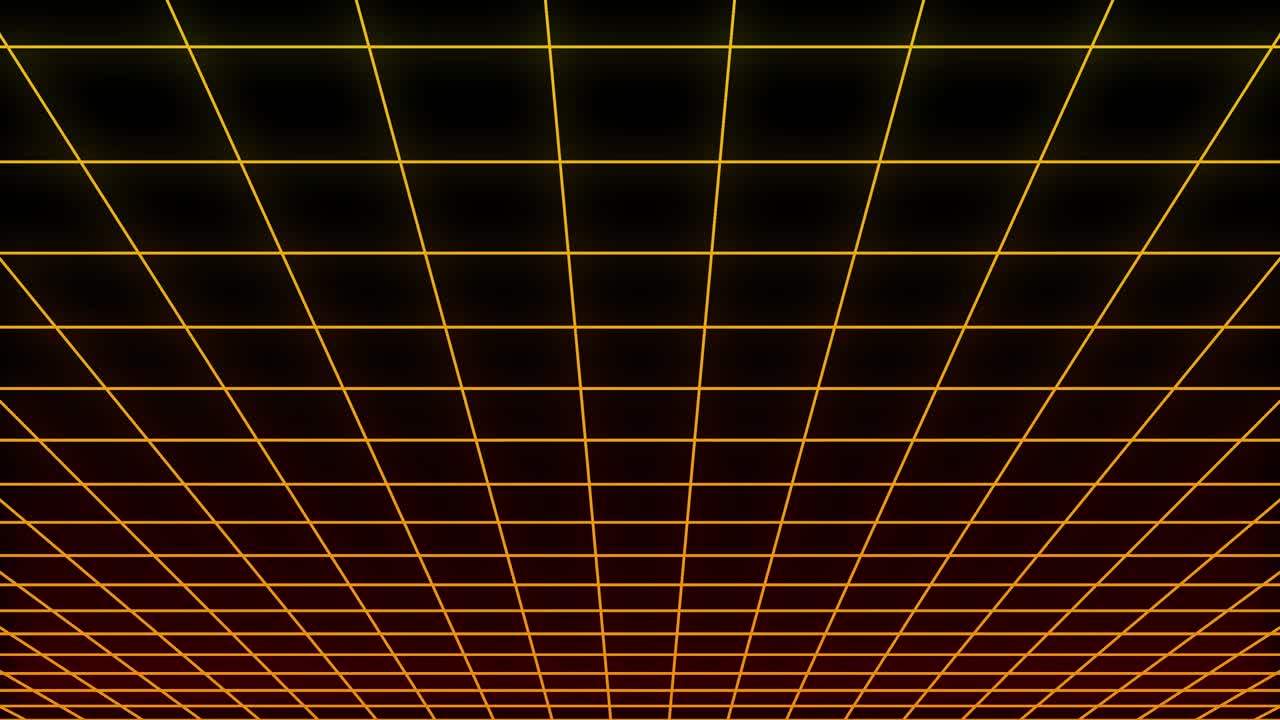 공간에서 움직이는 선과 함께 추상적인 격자 배경