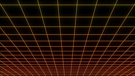 abstract grid background with and lines moving in space