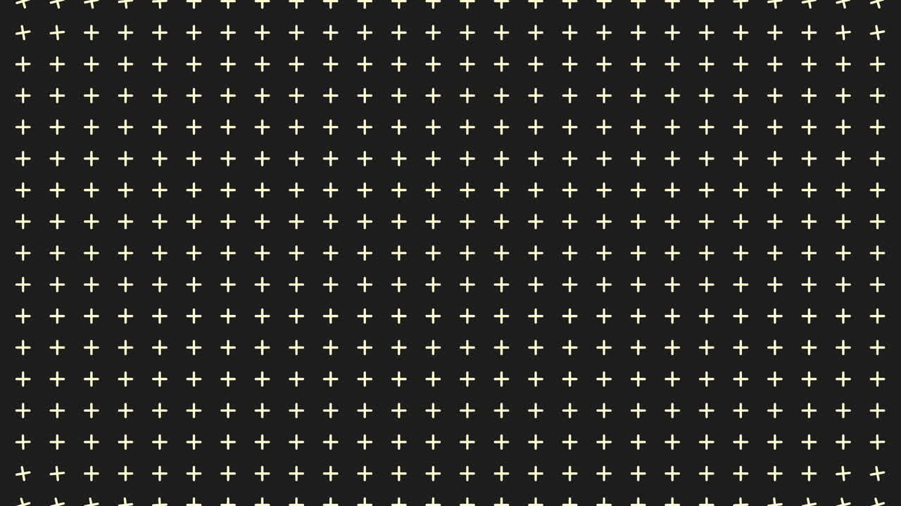 Pattern of white crosses on black background