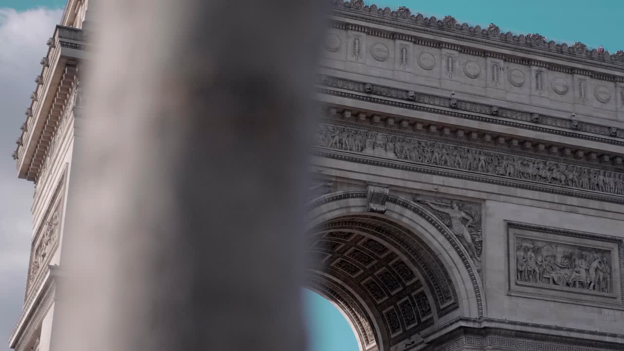 arco de triunfo en paris, francia
