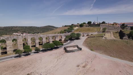 Acueducto-De-Amoreira,-Antiguo-Sistema-De-Abastecimiento-De-Agua