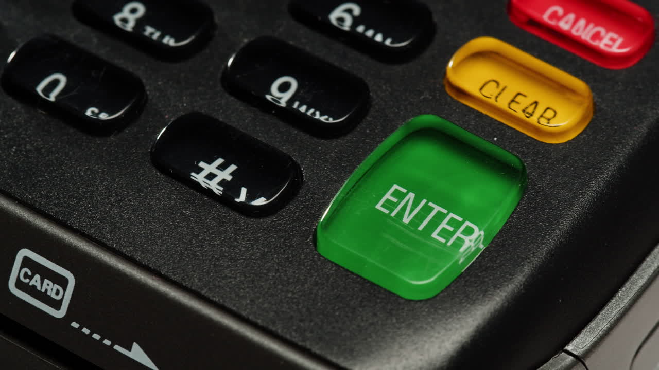 Close-up of a Credit Card Reader