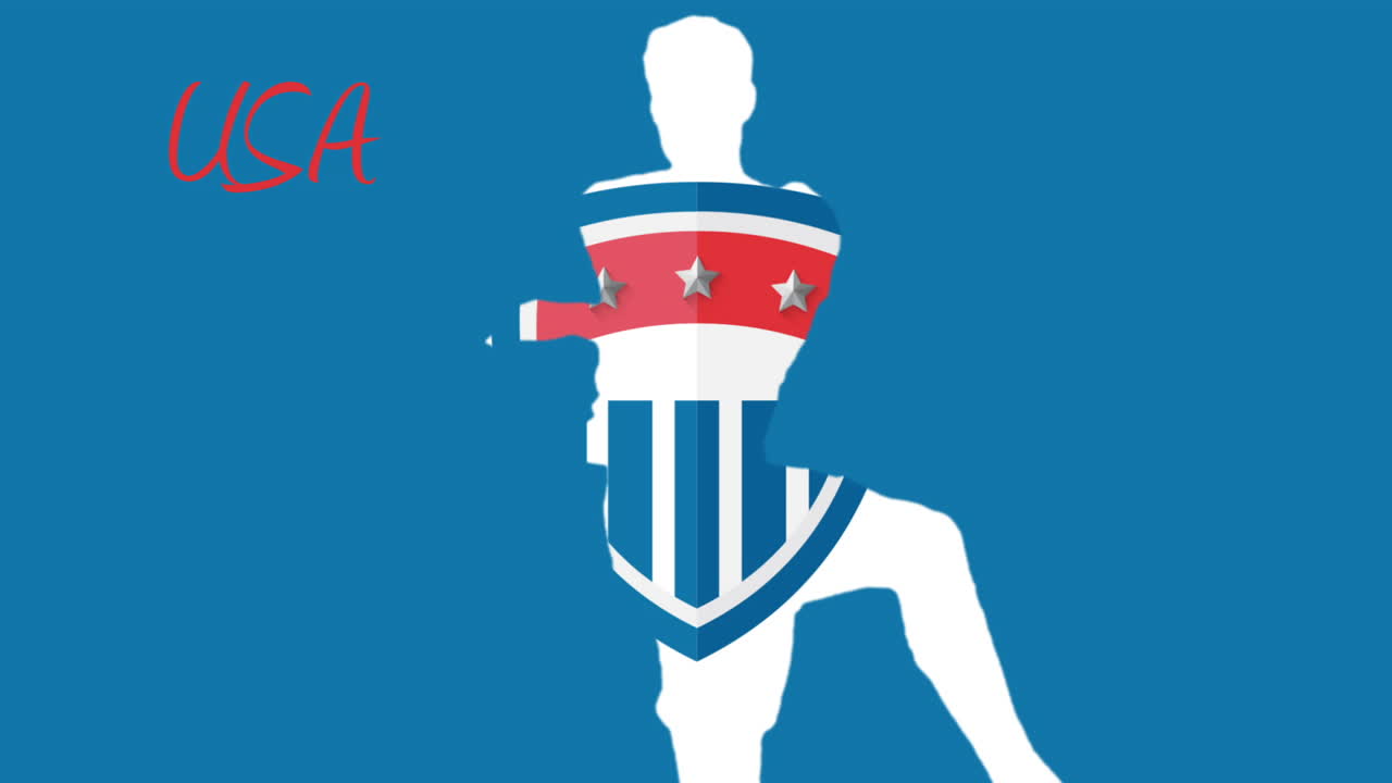 미국 월드컵 2014 선수와 함께 애니메이션