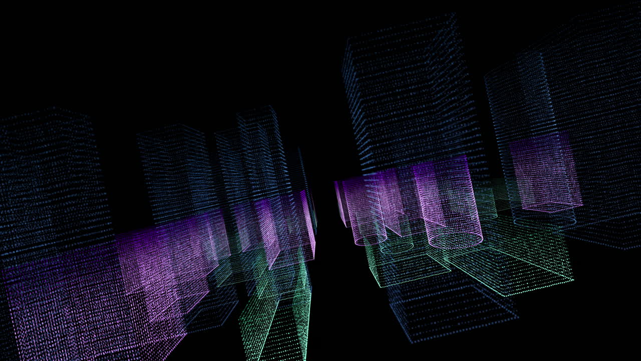 Abstract Digital Network Art