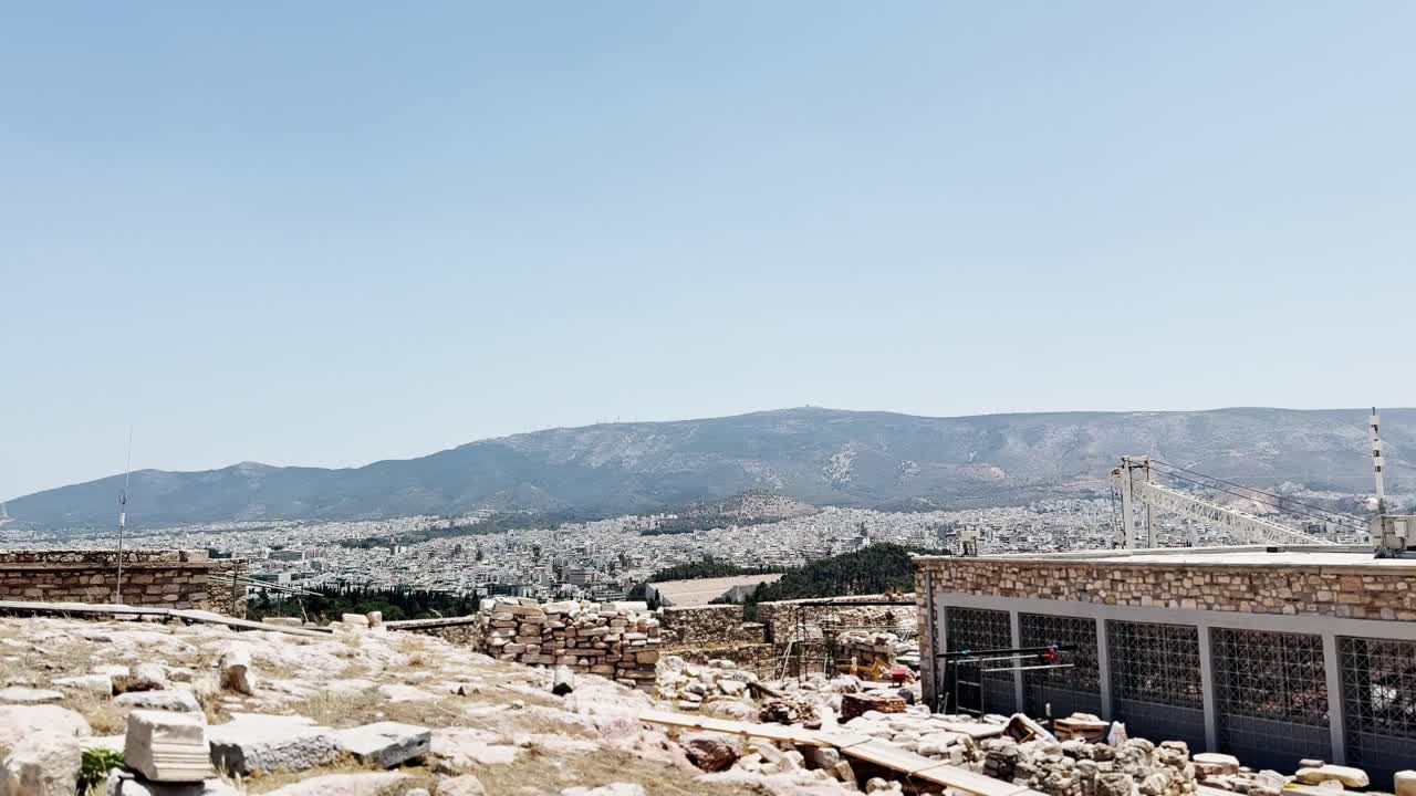 View of Athens Cityscape from the Acropolis, Athens, Greece