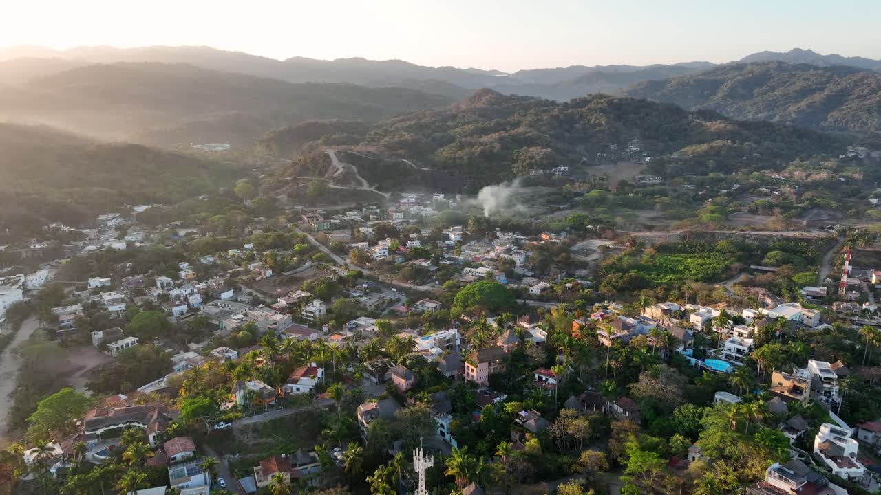 Sayulita, la principale spiaggia e città del Messico.