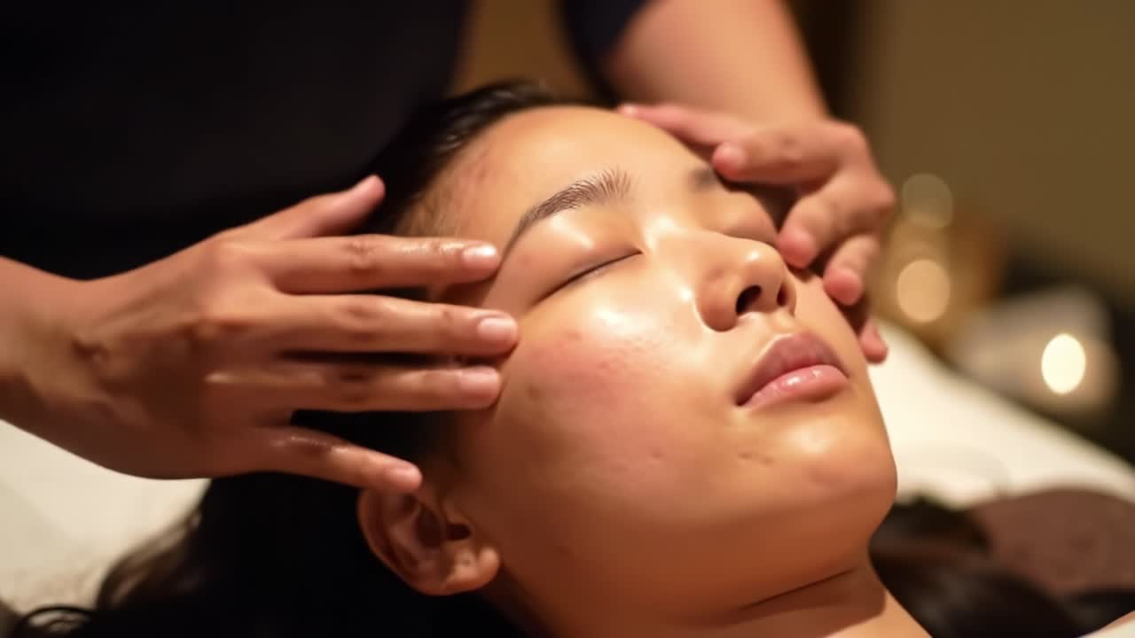 Relaxing Spa Treatment: A Serene Experience of Hair Care and Scalp Massage for Ultimate Rejuvenation and Well-being