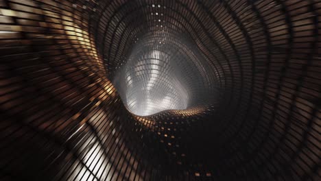 el túnel de vórtice futurista es un bucle sin costuras.