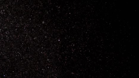 brillo realista explotando sobre un fondo negro