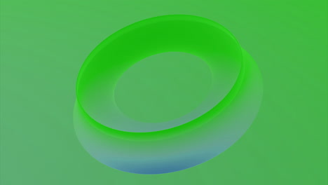 abstract green ring