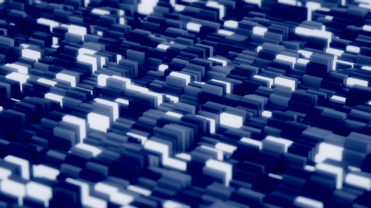 4K Abstract Blockchain Concept.