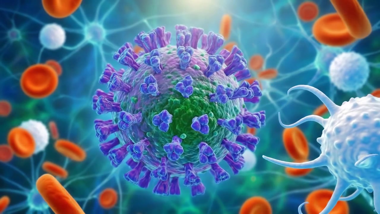 Mikroskopisk celleaktivitetsanimation