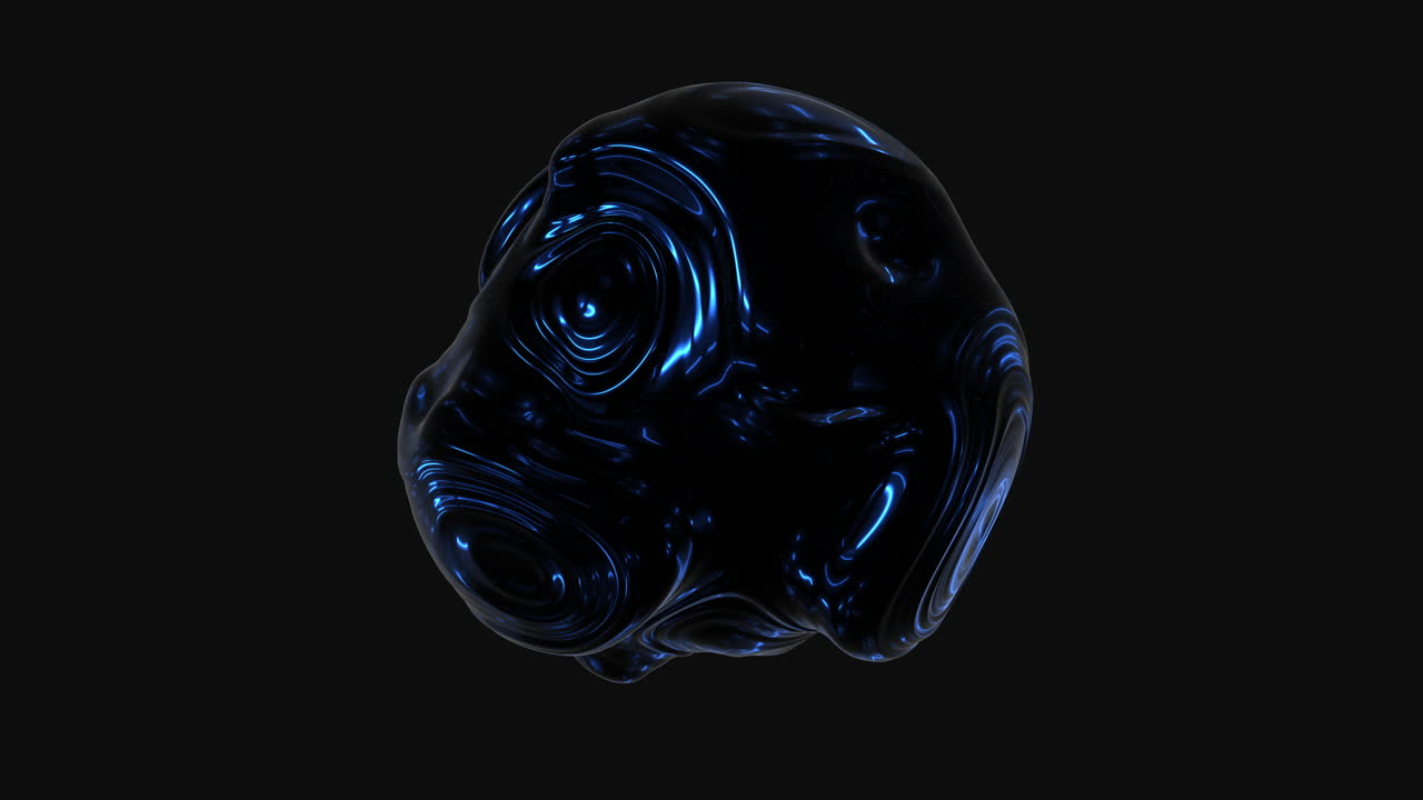 patrón giratorio negro y azul elemento de diseño futurista