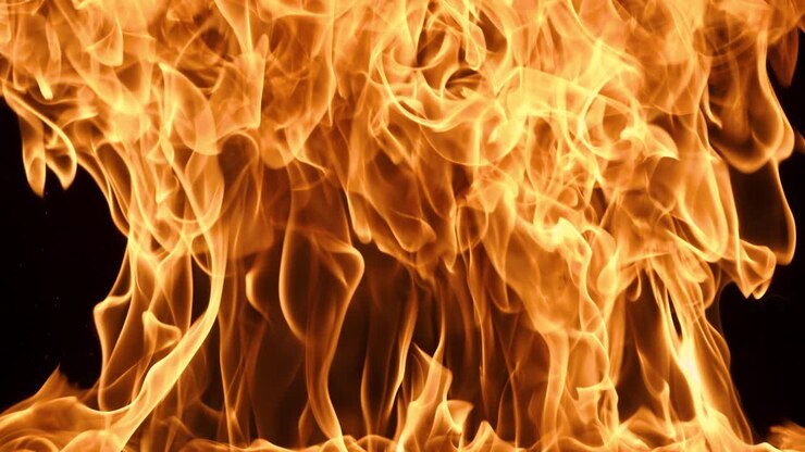 Abstrakte Feuerflammen