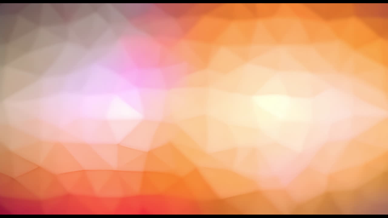 Animation of orange shapes moving on gray background