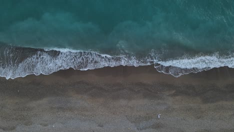 sea waves overhead view