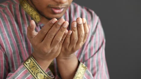 man praying