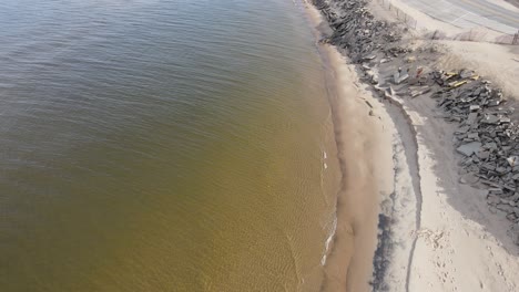 tracking the shoreline to a bird's eye view of the lakeshore in early spring