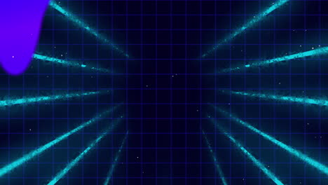 animación de formas de neón frescas
