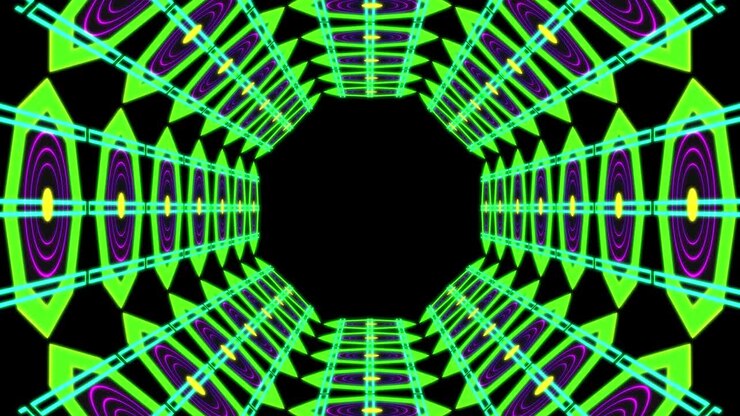 Cyber tunnel progress animation motion graphics