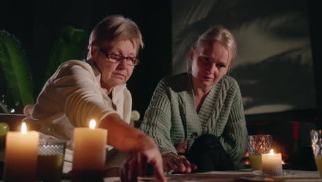 grandmother and granddaughter sharing a moment of connection