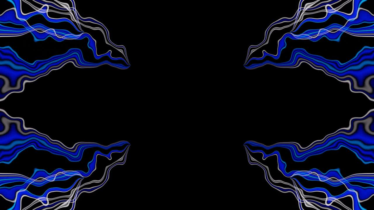 Abstracte Psychedelische Pulserende VJ Loop Achtergrond