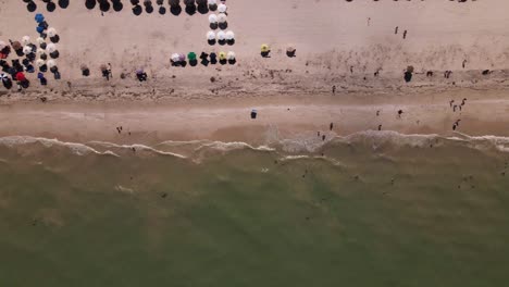 Cenital-view-of-the-beach-of-Progeso-in-yucatan