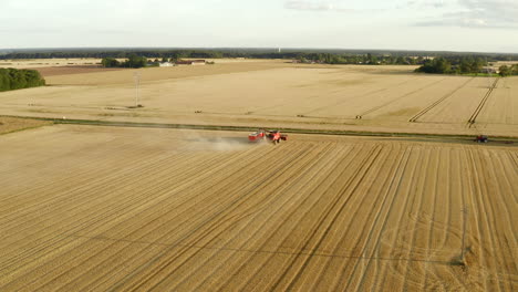 combine-harvester-drone-aerial-crops