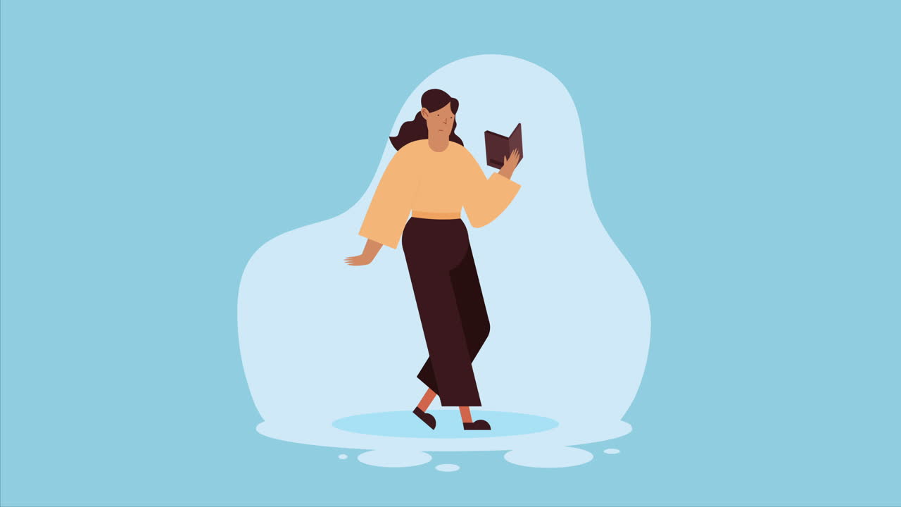 책을 읽는 여자