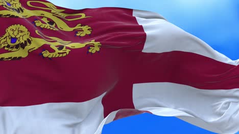 un bucle sin costuras de la bandera de sark.