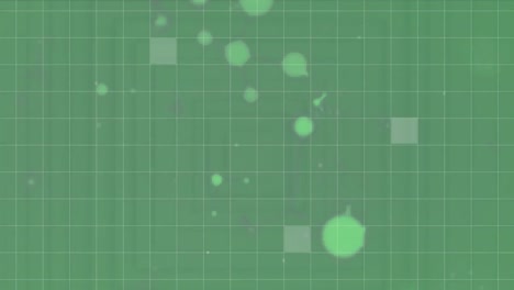 animation of spots on green background