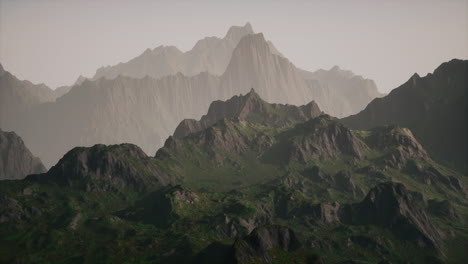 rocky mountain scenery of dolomites alps
