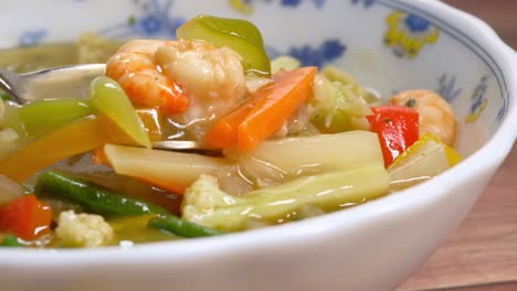 shrimp vegetable soup