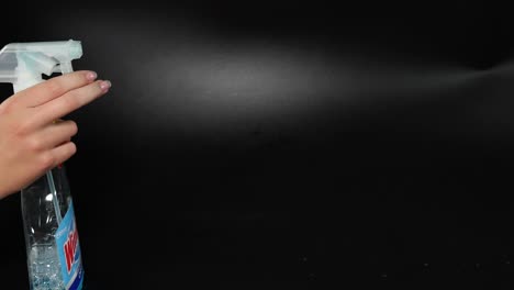 botella de pulverización de funcionamiento manual, que emite niebla de agua