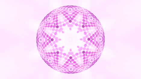 abstract pink sphere