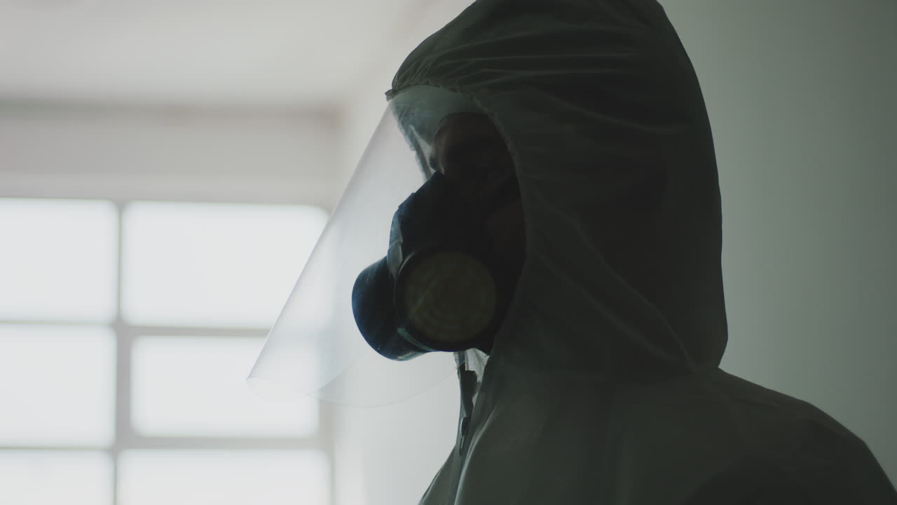 Person in Hazmat Suit