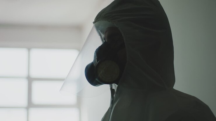 Person in Hazmat Suit