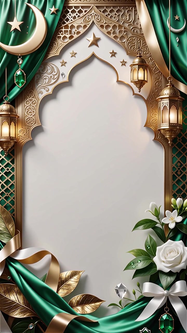 Compleanno del Profeta Maometto Mawlid al-Nabi Sfondo Islamico