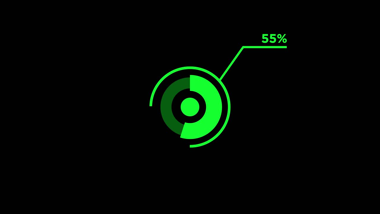 Pie chart representing data