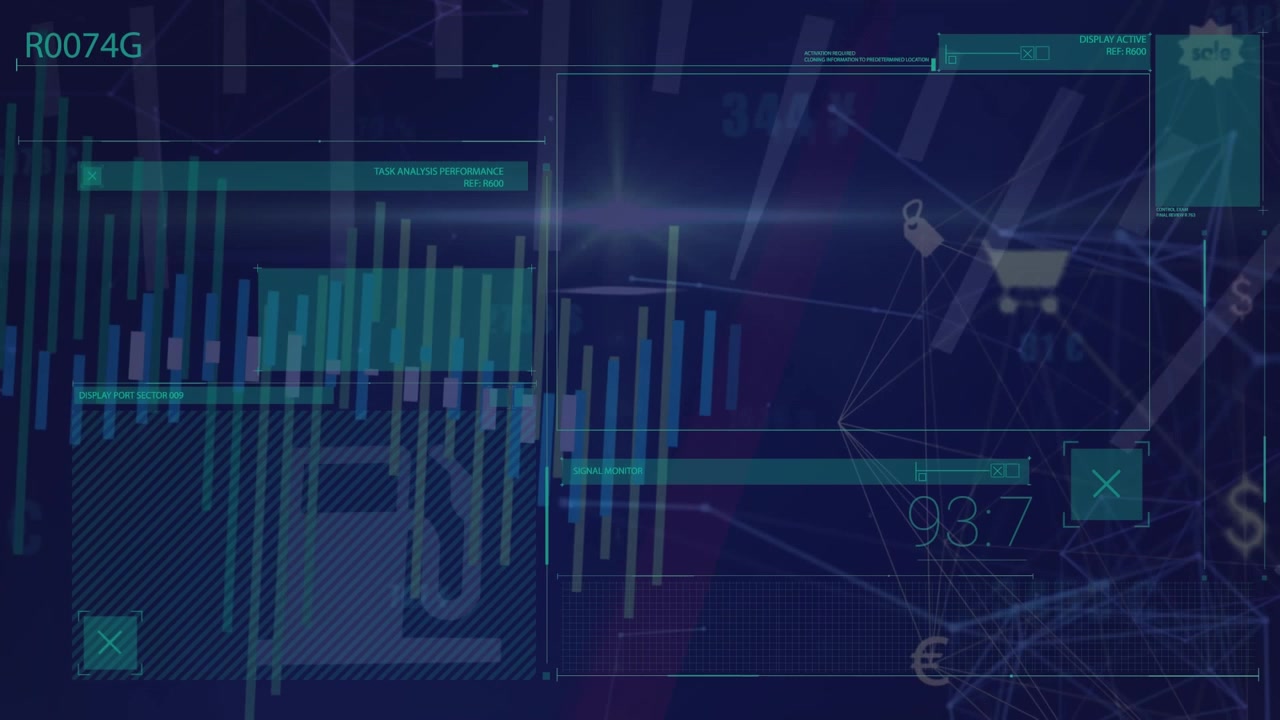 This video shows a data processing animation over a car panel