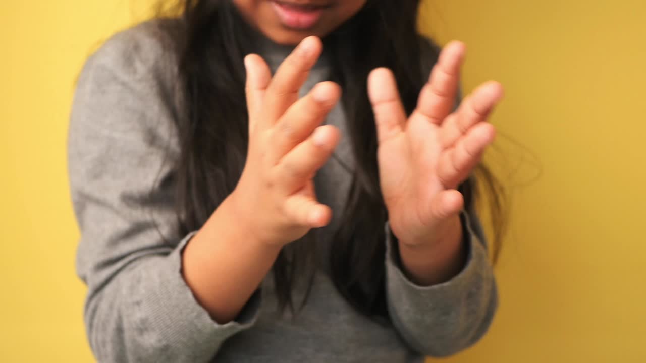 Child's hands