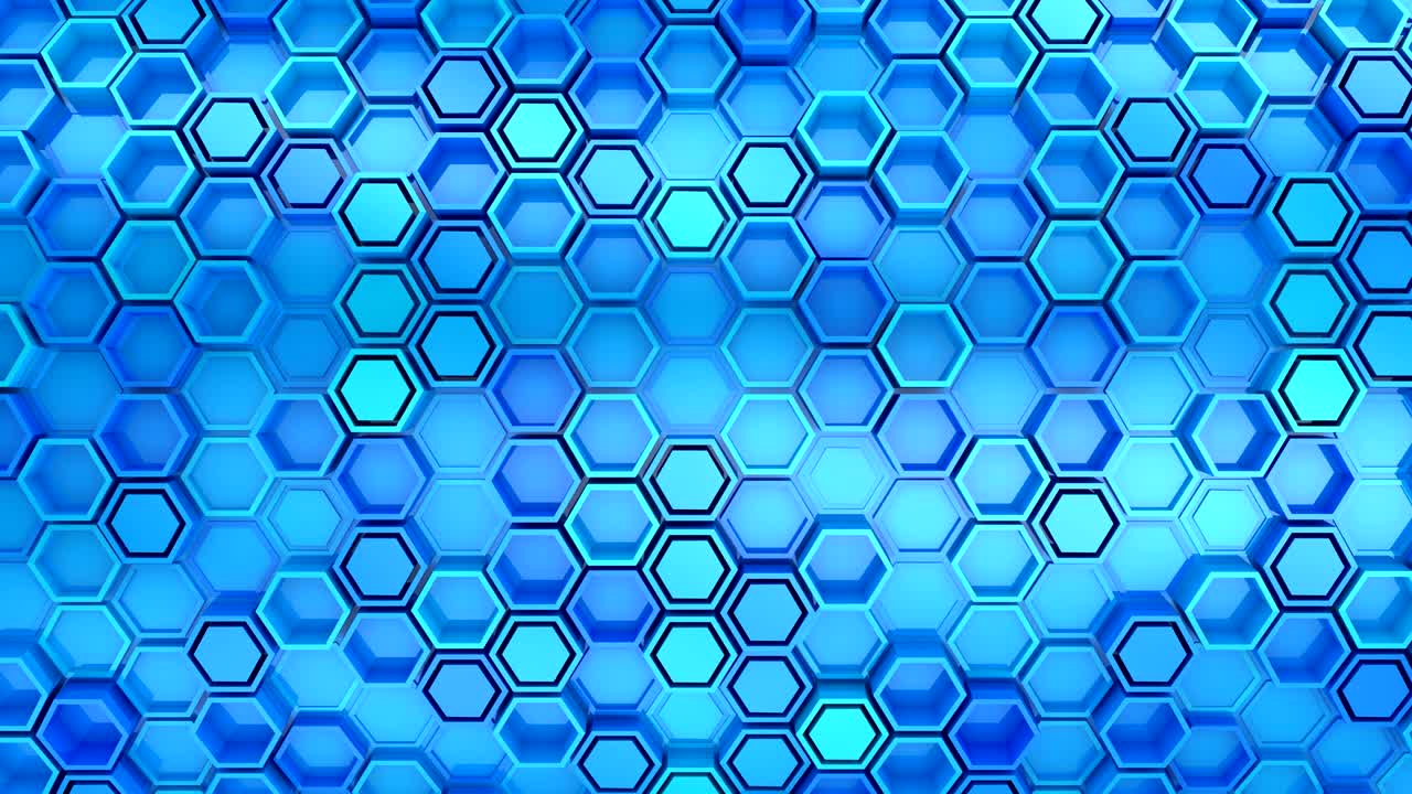 el fondo de los hexágonos