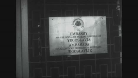 yugoslav embassies are mysteriously bombed in washington and new york in 1967