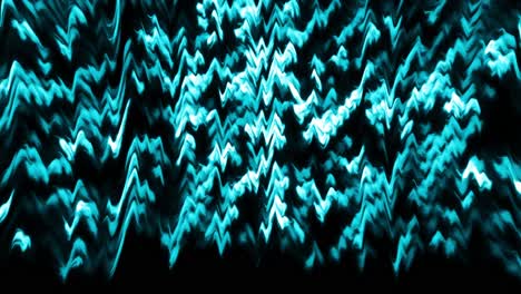 Abstract Cyan and Black Wave Pattern Background
