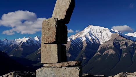 rocky mountain arch and peaks